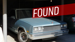 That Stolen El Camino Has Been Found!